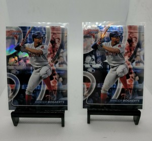 2020 Bowman's Best Base & Refractor #7 Xander Bogaerts - Boston Red Sox