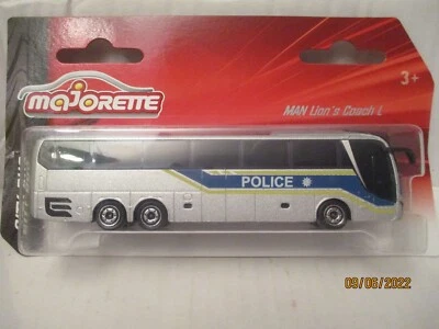MAJORETTE M.A.N. LIONS COACH L new on  card Police livery - Image 1 of 3