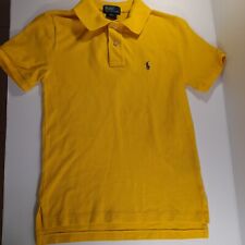 Ralph Lauren Shirt Kids Small Size 8 yellow polo t-shirt short sleeve summer 