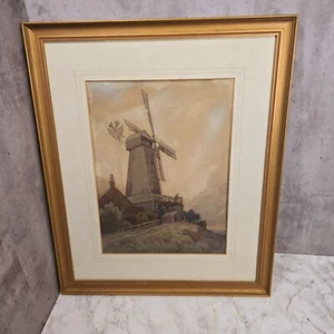 Original Watercolour Painting, Joseph Milner 1888-1969. The Old Mill, Silverhill - Picture 1 of 24