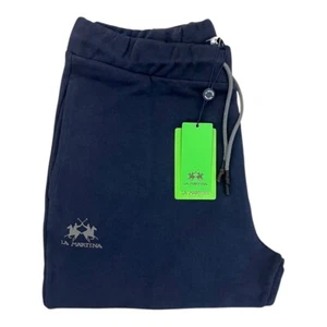 Pantalones de chándal LA MARTINA para hombre pantalones polar azul marino ajuste regular NUEVO - Imagen 1 de 12