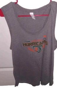 Olive Pony Hurricanes Sleeveless Shirt Gray (District) (XL) - Picture 1 of 2