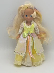 Lady Lovely Locks 1986 Doll Vintage Dress No Shoes Blue Eyes 8" - Picture 1 of 9