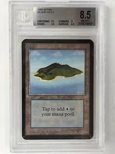 MTG Alpha 1X Island X1 V2 - BGS 8.5 Magic - NM-MT+ (8.5, 9.5, 9 & 8.5) - Picture 1 of 2