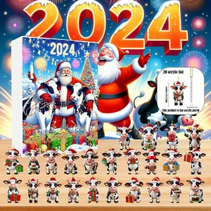 Home Decor 2024 Holiday Advent Calendar Advent Calendar Collectible 2D Funny - Picture 1 of 30
