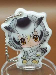 Northern White-Faced Owl Kemono Friends KiraKira keychain Charm Japan Anime J620 - Picture 1 of 3