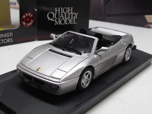 BANG MODELS - FERRARI 348 SPIDER - SILVER - 1/43 SCALE MODEL CAR - 8009 - Picture 1 of 6