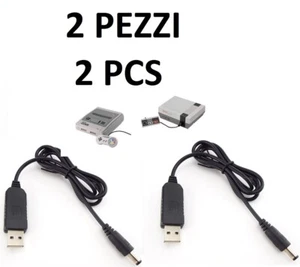 ALIMENTATORE USB NINTENDO NES SUPER NINTENDO SNES 2PZ CAVO CONSOLE POWER ADAPTER - Foto 1 di 3