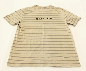 Brixton Men's Hilt Boxy Alpha Lines Short Sleeve T-Shirt EG7 Multicolor Medium - Picture 1 of 4