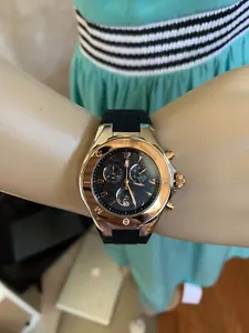 Orologio nuovo con etichette Michele Jelly bean bicolore oro rosa 18 carati MWW12F0099 vendita al dettaglio $445 - Foto 1 di 12