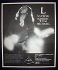 Steve Hillage 'L' 1976 Short Print Poster Type Advert, Promo Ad