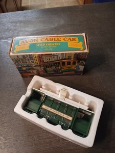 Vintage 1974 Avon for Men "CABLE CAR" Avon Wild Country After Shave With Box - Picture 1 of 7