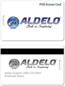 Aldelo POS PVC CR80 Access Cards Ready to use encoded pack of 10 - Picture 1 of 1