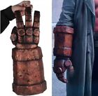 Movie Hellboy Red Arm Gloves Cosplay Costume Accessories Halloween Prop Clothing