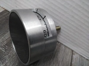 LA GARD DIAL & RING, TOP READING, SATIN CHROME, W/ APPROX (1.7/8'' SPINDLE) - Picture 1 of 9