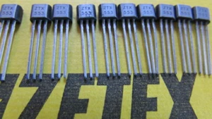 ZTX553 Genuine ZETEX Trans GP BJT PNP 100V 1A 3-Pin TO-92-3 (Qty: 10pcs) USA NOS - Picture 1 of 8