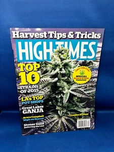 High Times December 2015 Issue# 479 Top 10 Strains Marijuana Magazine 420 Ganja - Picture 1 of 2