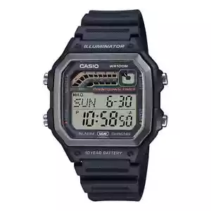 Casio WS1600H-1AV, Chronograph Watch, World TIme, Alarm, 10 Year Battery, NEW - Picture 1 of 2