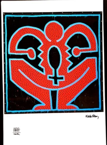 Keith Haring -50x35 cm Limitierte Auflage Nr. 150/200 - Bild 1 von 3