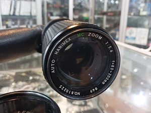 AUTO HANIMEX MC ZOOM 1:5.6 f=80~200mm NO. 810225 CAMERA LENS | WITH FUNGUS - Picture 1 of 24