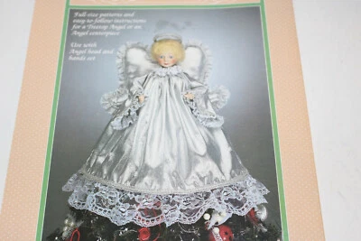 Fibre Craft Gabrielle Angel Treetop or Centerpiece Full Size Sewing Pattern - Image 1 of 4