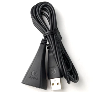 Cable de extensión USB Logitech OEM de 5 pies macho a hembra para mouse o teclado - Imagen 1 de 4