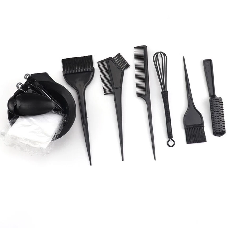 1 Set Haarfarben-Mischkit Haarfärbemittel-Kit Haarfärbemittel-Schalen Bürsten - Bild 1 von 4