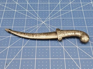 Vintage Deko Rajput Sikh Damaszener Hochzeit Dolch Geschenk Messer KOSTENLOSER USA-VERSAND - Bild 1 von 5