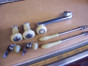 vintage pontiac interior knobs,handles,window crank,lever,buick,oldsmobile,chevy - Picture 1 of 5