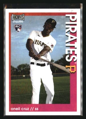 2022 Topps Archives Snapshots #26 Oneil Cruz - Image 1 of 2