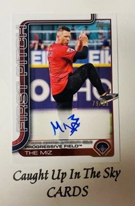 2025 Topps Series 2 The Miz “First Pitch” Auto #79/99 Guardians/WWE - Picture 1 of 2
