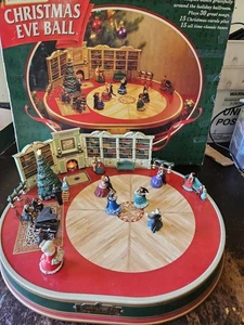 1997 Mr. Christmas Christmas Eve Ball Dancing Carols Classic Animate Spieluhr - Bild 1 von 10