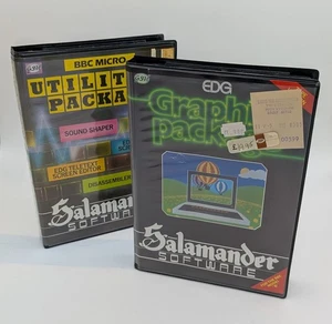 BBC Micro - Utilities Package & Graphics Package - Salamander Software - Tape - Afbeelding 1 van 4