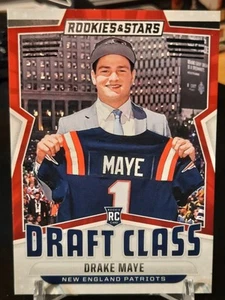 Drake Maye 2024 Panini Rookies & Stars Draft Class RC #DC-DME New Englang Patrio - Bild 1 von 2