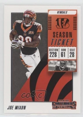 2018 Panini Contenders Red Zone Joe Mixon #80 - Image 1 of 2