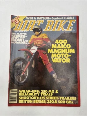 Dirt Bike Magazine October 1978 / Maico 400 Magnum, Bultaco 370 Pursang - Image 1 of 4