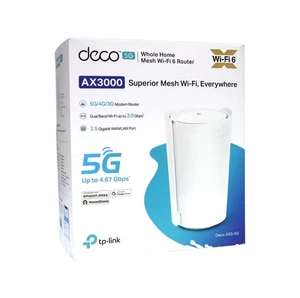 TP-LINK 5G AX3000 Deco X50-5G Mesh Wi-Fi 6 Router und Repeater, Weiß - Bild 1 von 3
