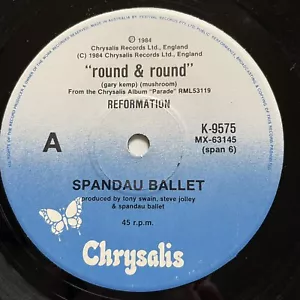 Spandau Ballet Round & Round / True Vinyl Record 7” 45 RPM K-9575 Chrysalis 1984 - Picture 1 of 24
