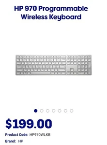 Wireless Keyboard Silver - New - Picture 1 of 7