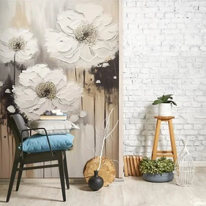 3D Flower Painting G2298 Wallpaper Wall Murals Removable Self-adhesive Erin - Picture 1 of 11