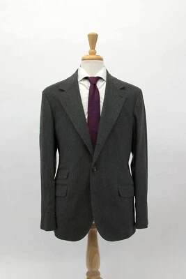 NWT $7995 Brunello Cucinelli Cashmere-Wool Pinstripe Leisure Suit 50/ 40US  A252 - Image 1 of 4