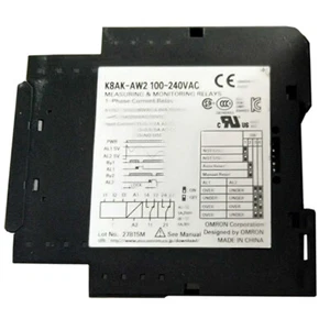 1PC K8AK-AW2 100-240VAC Monitoring Relay Used - Picture 1 of 2