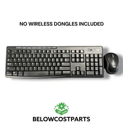 Logitech K270 Black Wireless Keyboard w/ M185 MR0085 Mouse + Wireless Dongle - Image 1 of 3