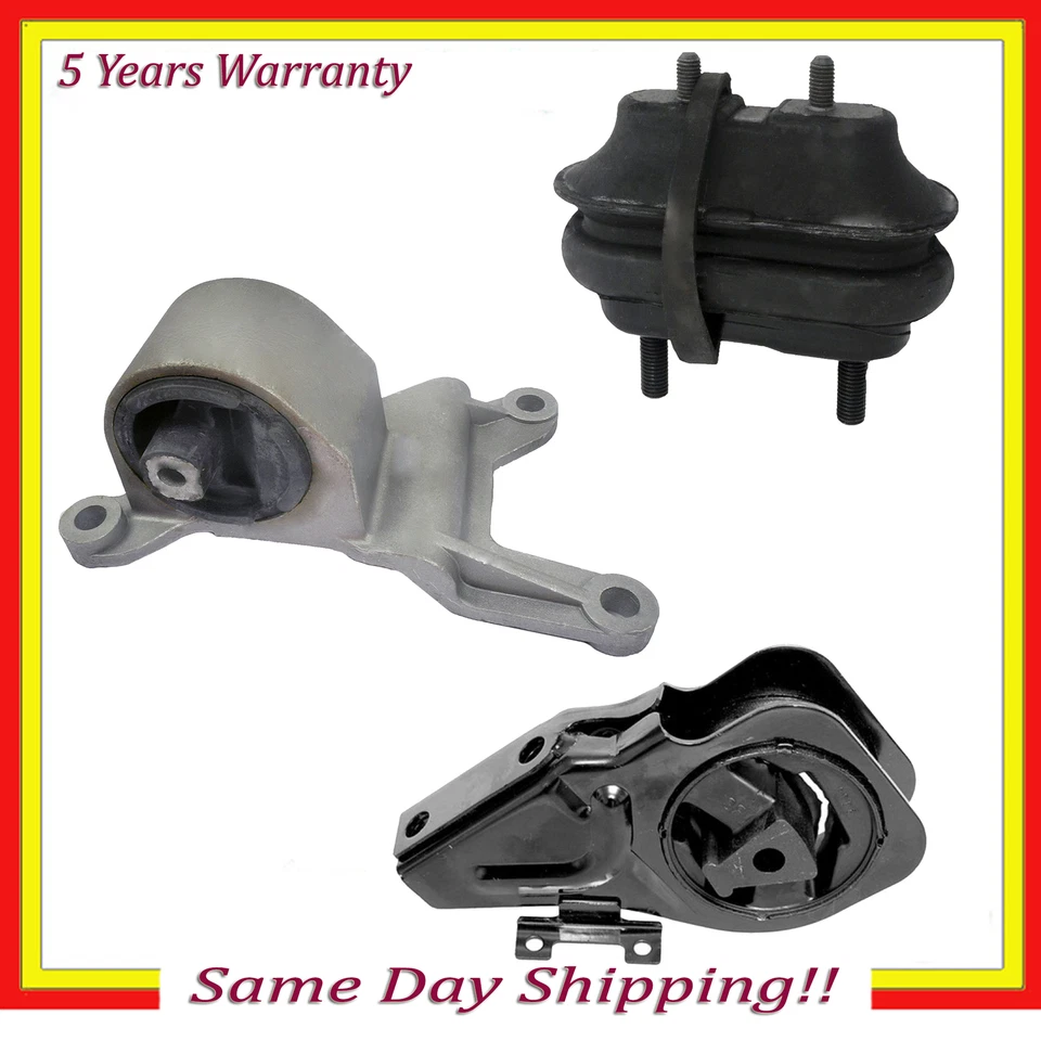 Para 1997-1999 Chevrolet Malibu 2.4L motor e montagem de transmissão conjunto de 3 peças - Imagem 1 de 4