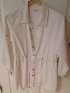 XL Calvin Klien White Blazer - Picture 1 of 12