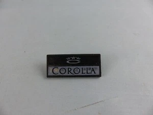 TOYOTA COROLLA ancien monogramme emblème logo sigle insigne badge en plastique - Foto 1 di 2