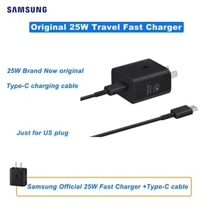 Nuevo Cargador de Pared Súper Rápido Samsung 25W EE. UU. Tipo USB-C para Samsung Serie Galaxy - Imagen 1 de 17