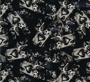 Wassertransferdruck Folie Skulls Glücksspiel - 100cm breit - Bild 1 von 3