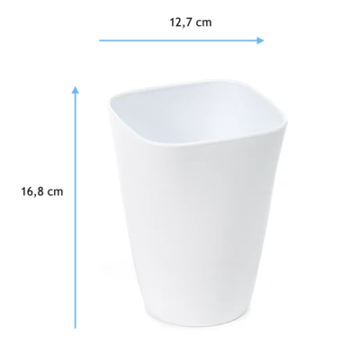 Orchideentopf Rund Übertopf Pflanzentopf Transparent Blumentopf 3 Farben - Bild 1 von 2