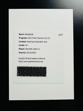 Kenneth Lofton Jr 2023 Spectra Asia Tmall Aspiring Autographs Auto RC Redemption
